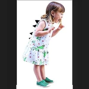 *NEW* 3/4 Toddler Dinosaur Dress- Adorable!